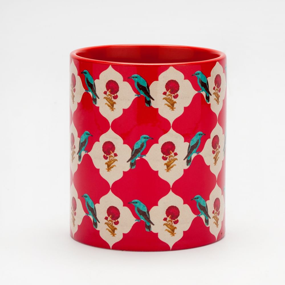 Floral Feather Mug