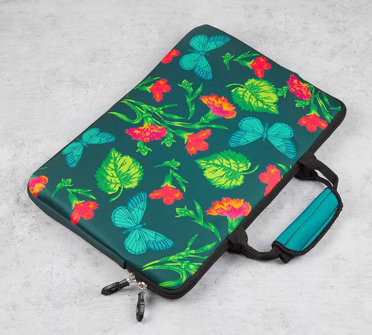 India Circus Fluttering Extravagance Laptop Sleeve and Bag