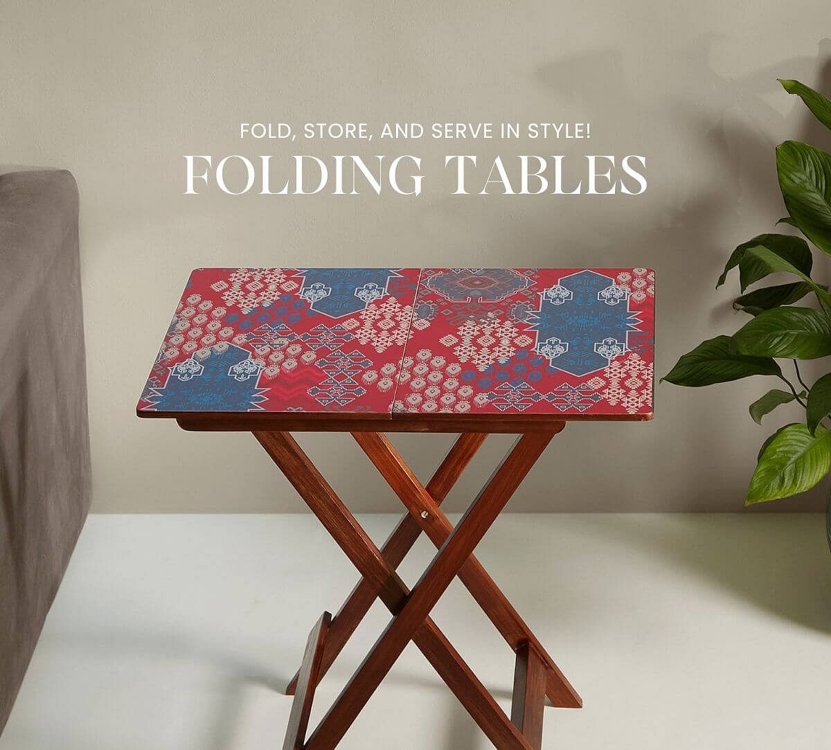 Garden of Grace Folding Side Table