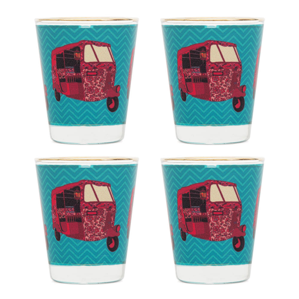 Funk on Road Shot Glasses (Set of 4)