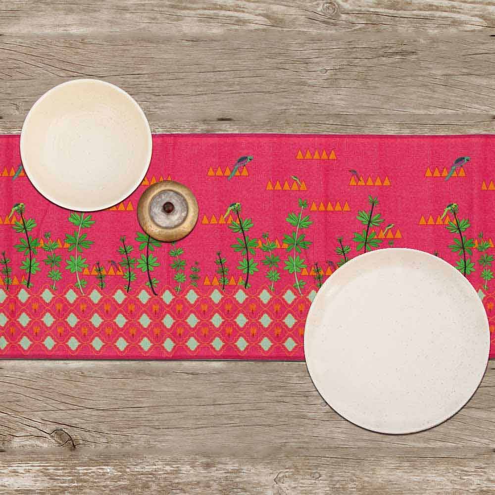 Geometric Paradise Table Runner