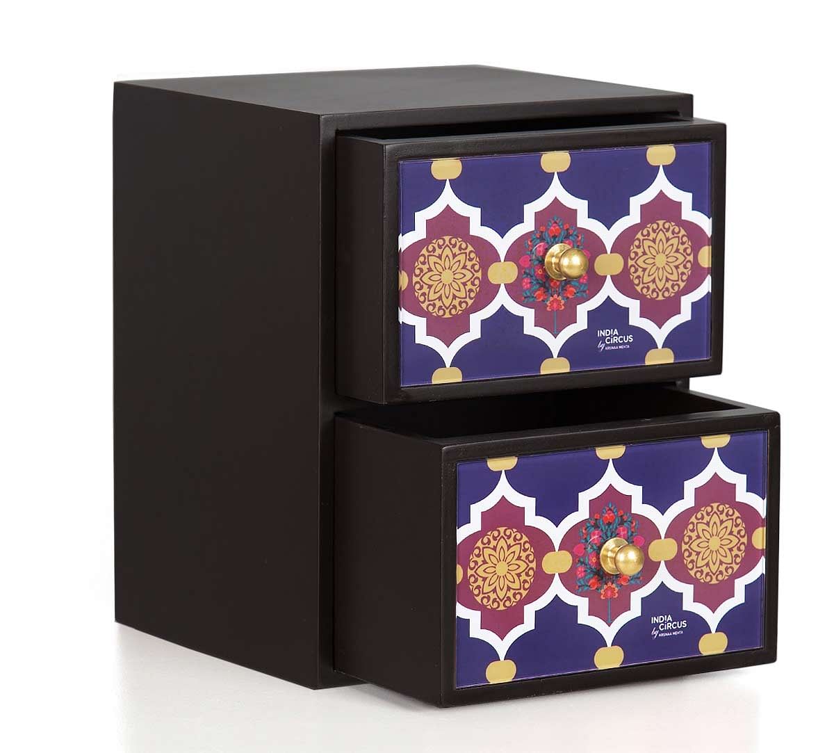 India Circus Geometric Pirouette Jewellery Chest Drawers