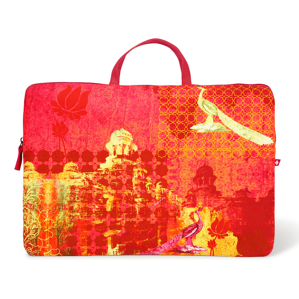 Red Mahal Laptop Bag