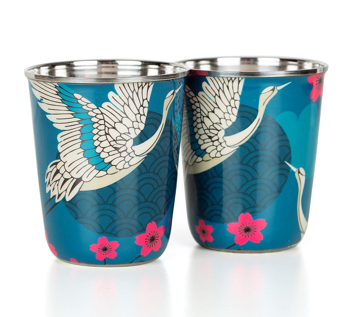 India Circus Aerial Moments Small Steel Tumbler Set of 2