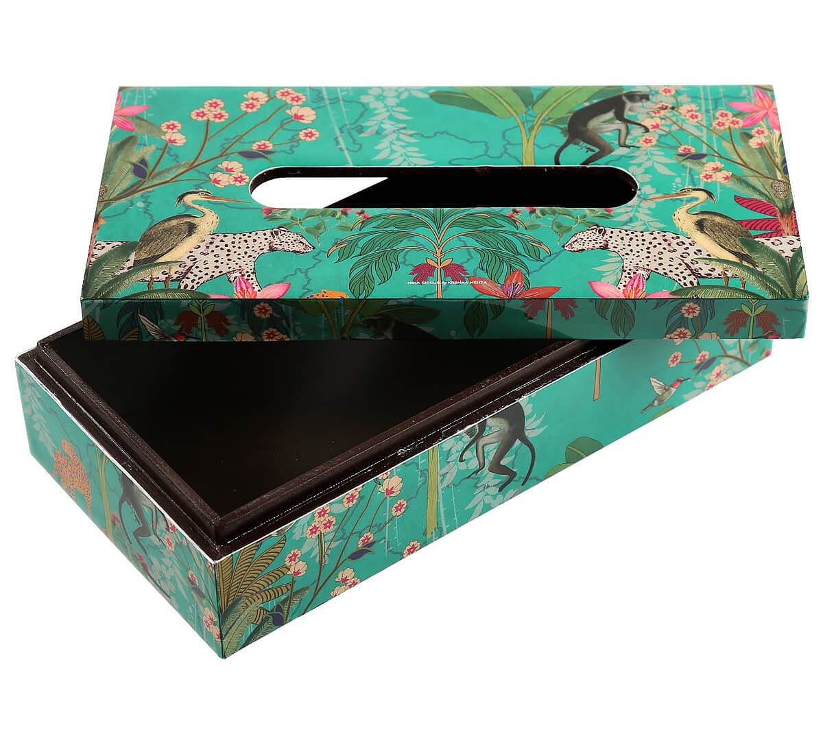 India Circus Animal Kingdom Tissue Box Holder