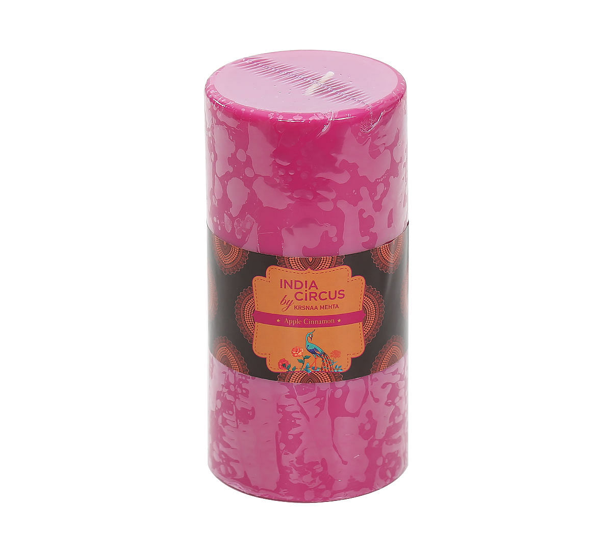 India Circus Apple Cinnamon Pillar Candle