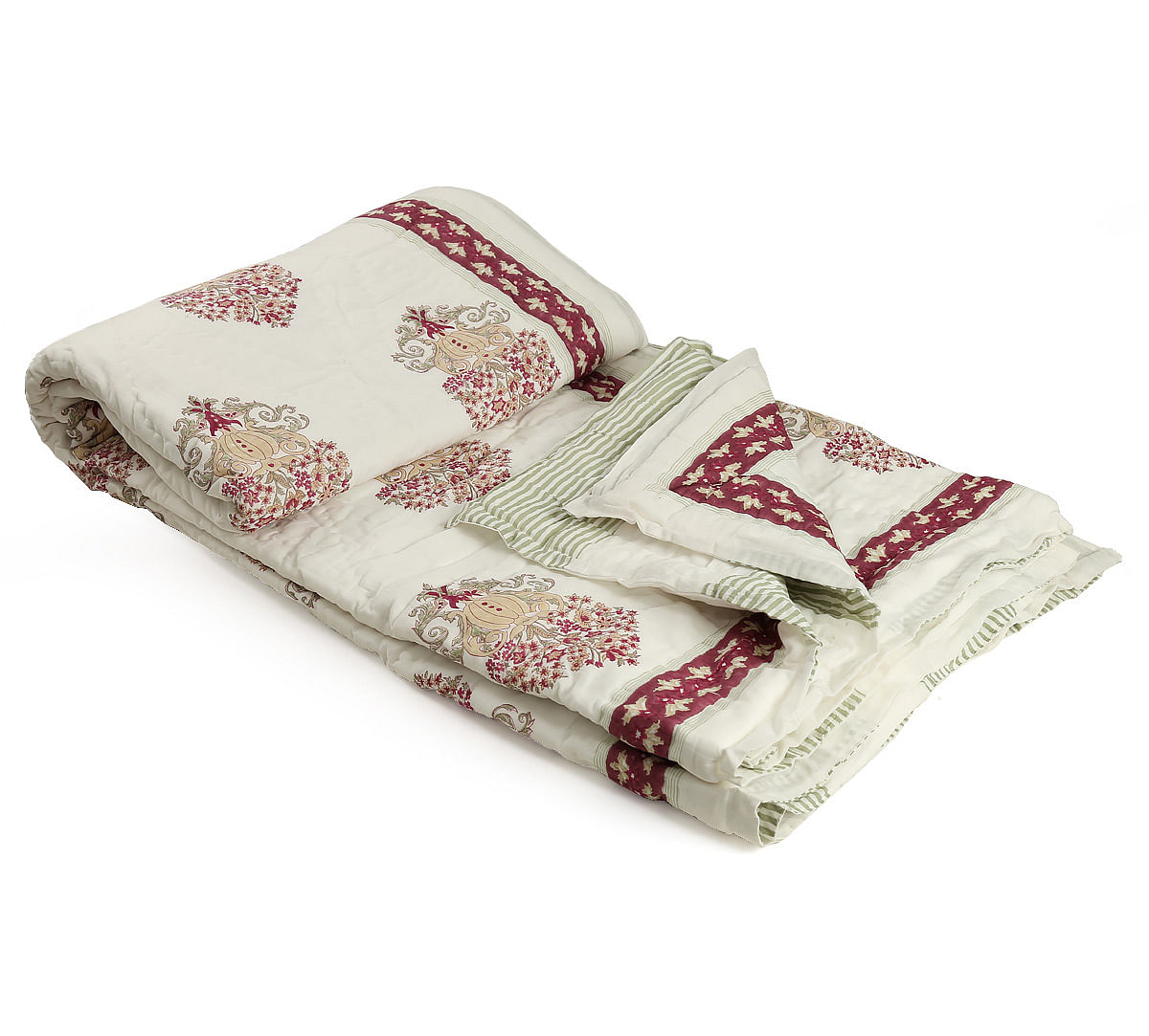 India Circus Baroque Floral Quilt