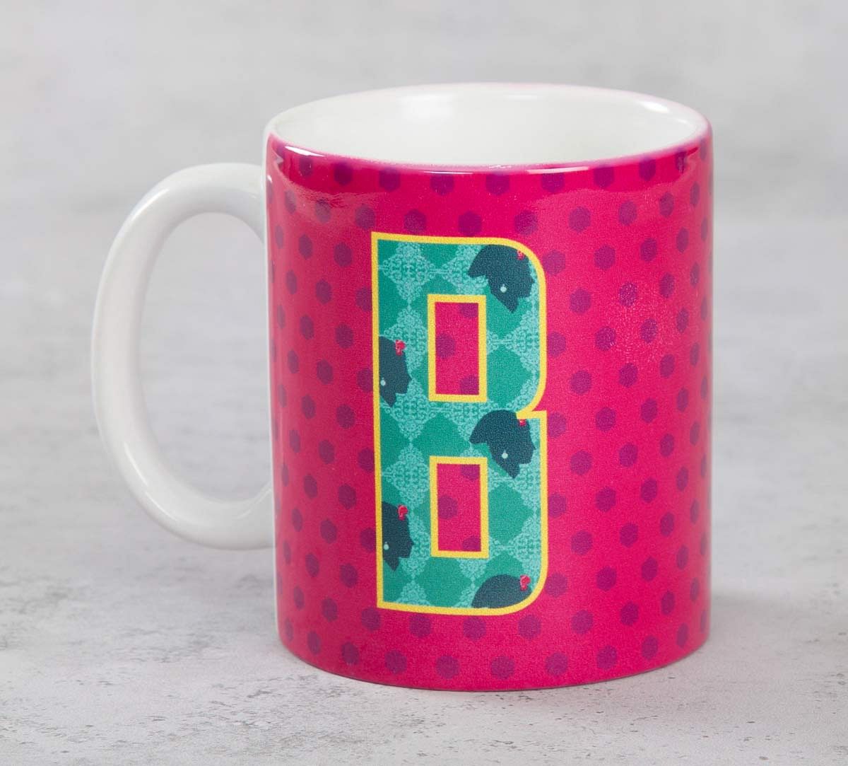 India Circus Bavarian Alphabet B Mug