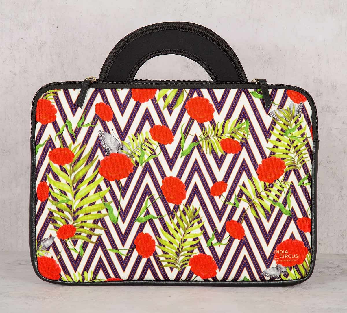 India Circus Bayrose Chevron 13-inch Laptop Bag