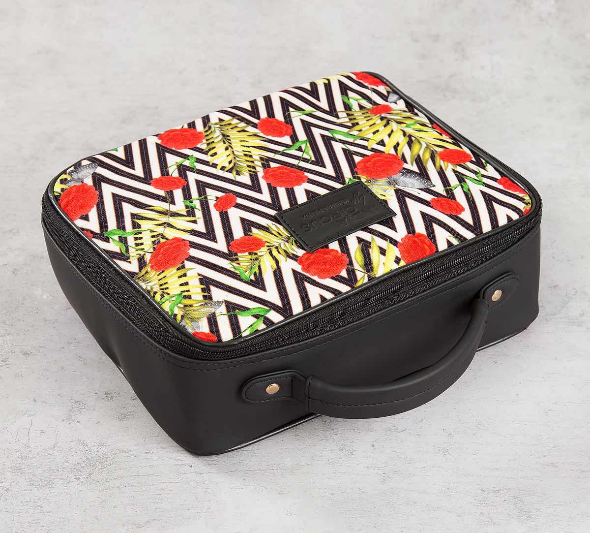 India Circus Bayrose Chevron Cosmetic Bag