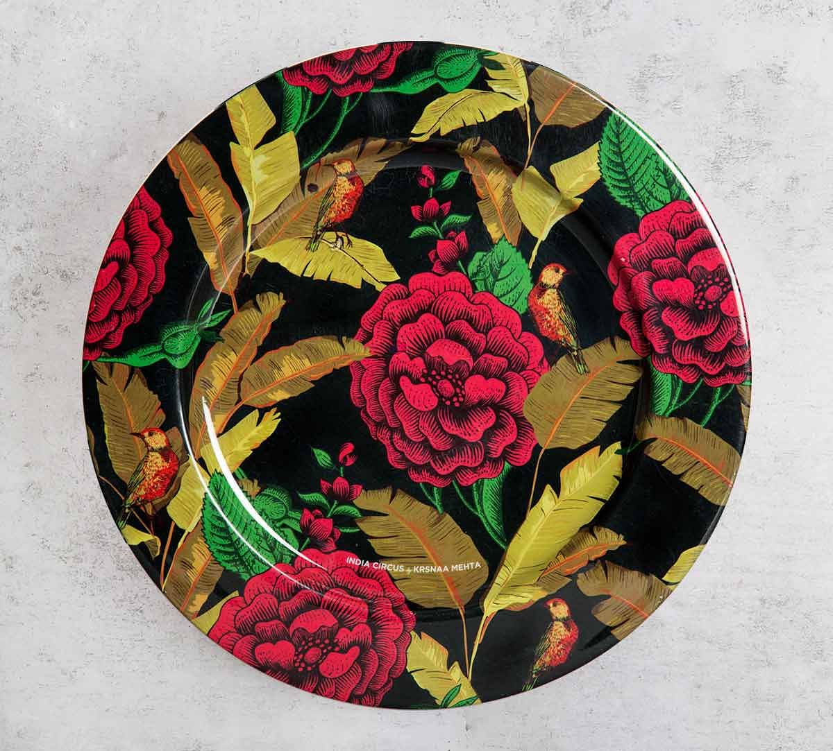 India Circus Bayrose Romance 11 inch Decor Plate