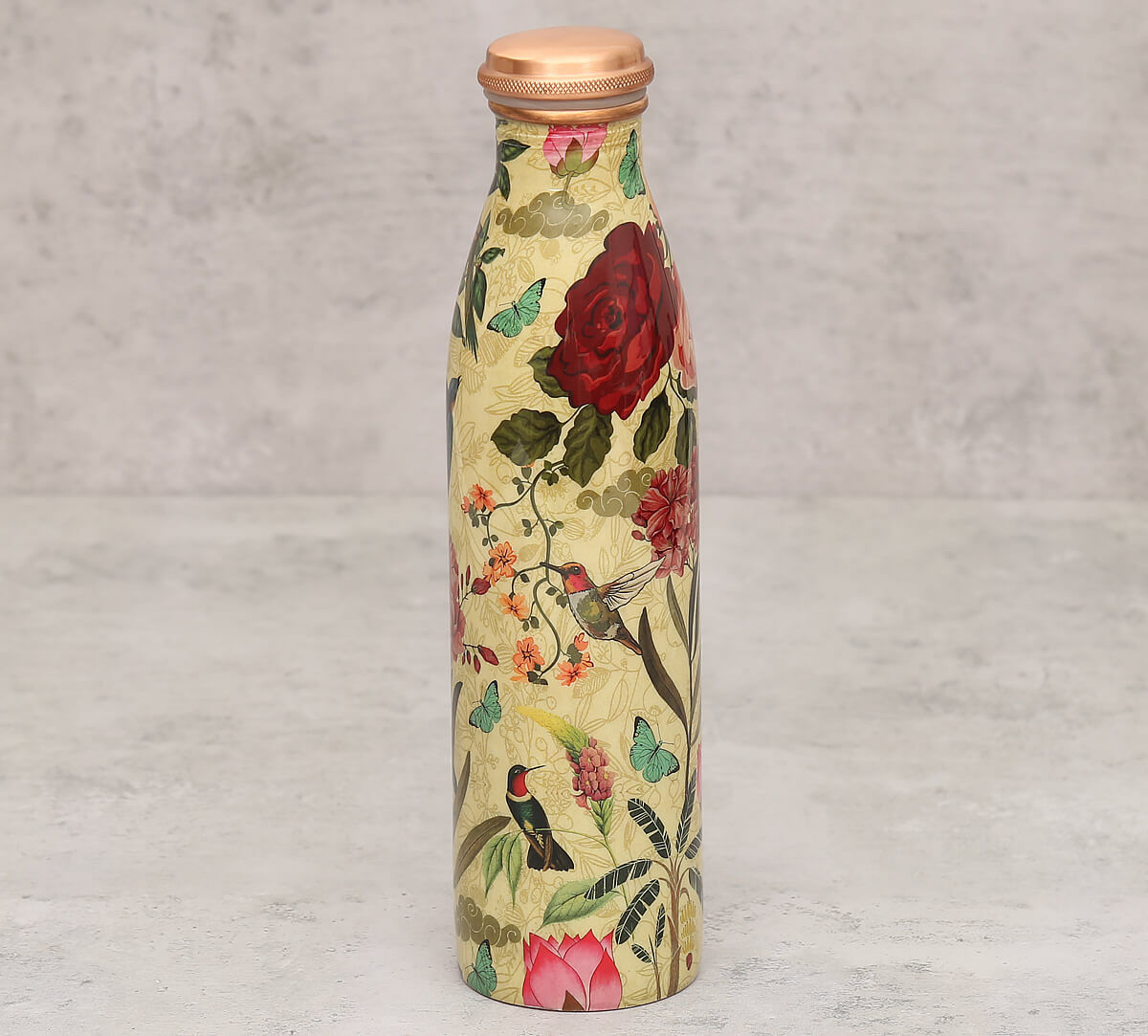 India Circus Bird Land Copper Bottle