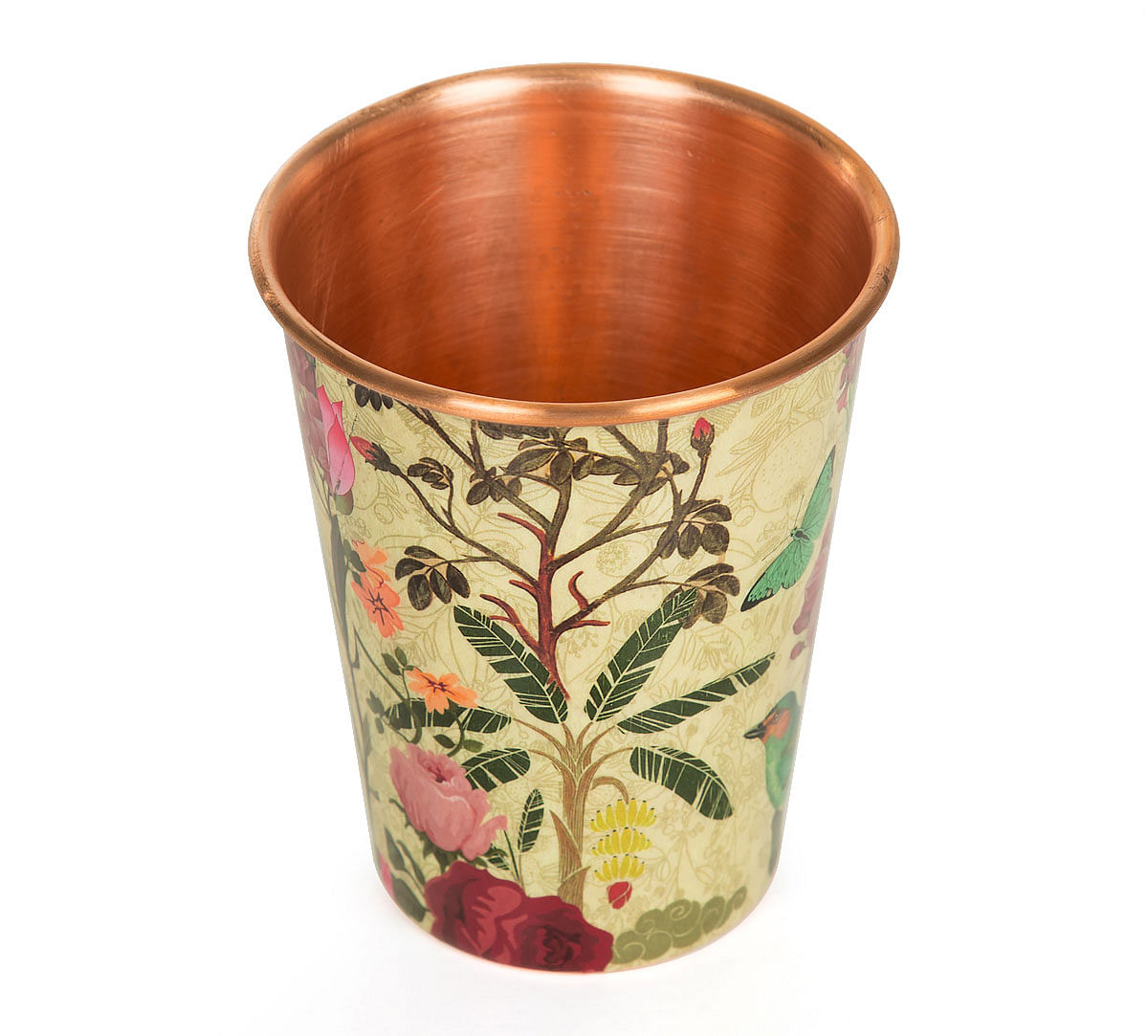 India Circus Bird Land Copper Tumbler