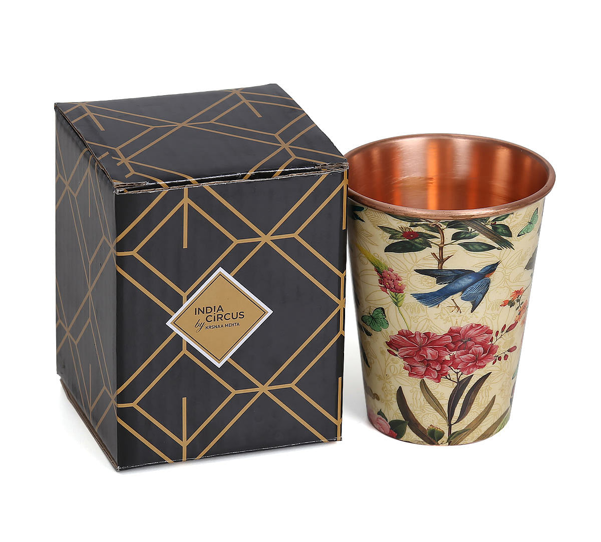 India Circus Bird Land Copper Tumbler