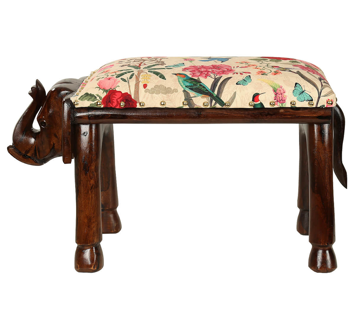 India Circus Bird Land Elephant Pouffe