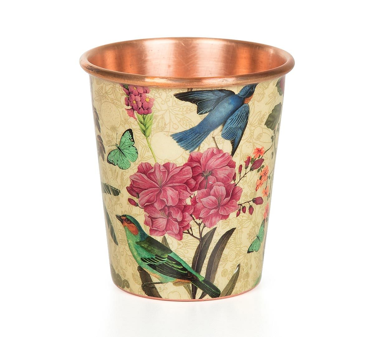 India Circus Bird Land Small Copper Tumbler