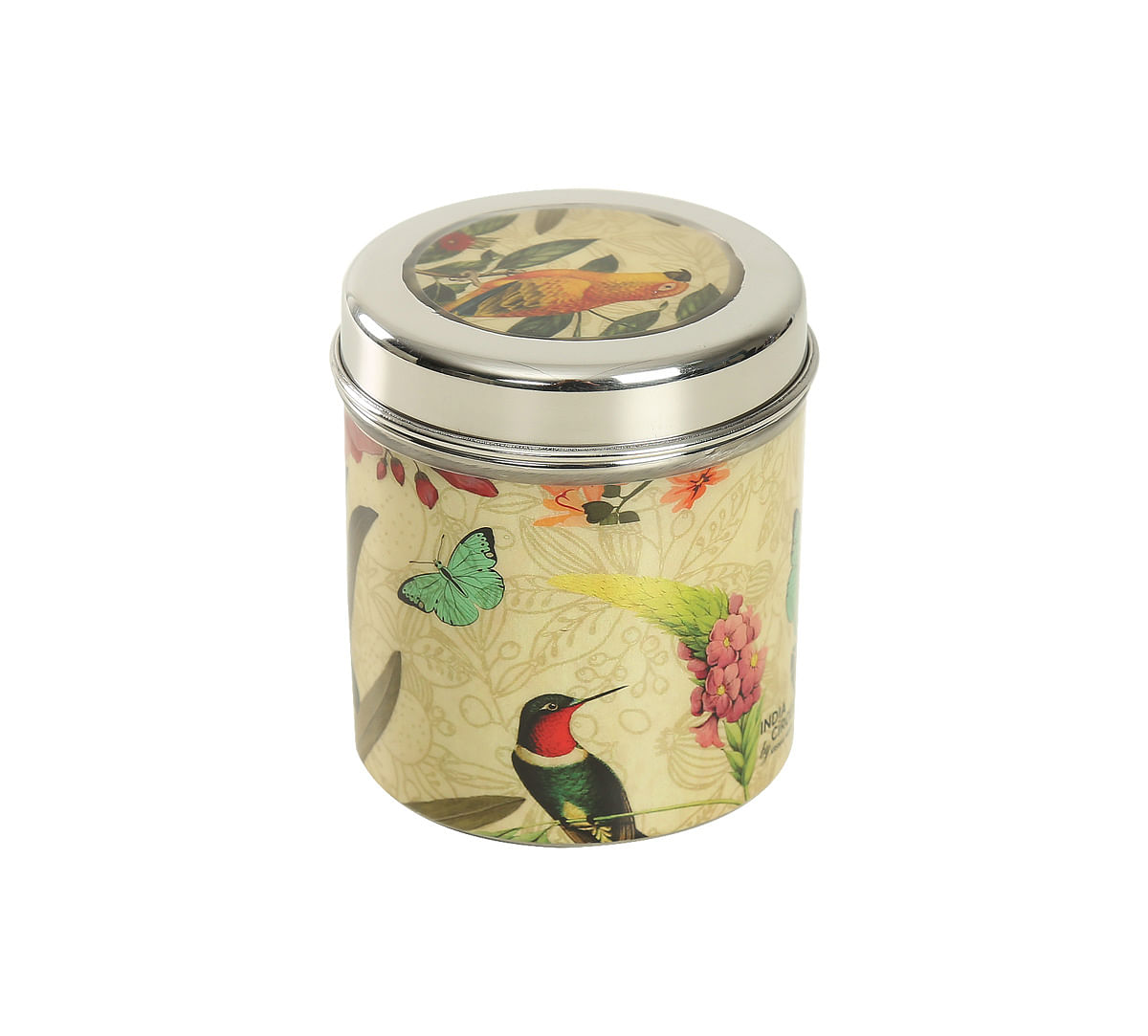 India Circus Bird Land Steel Container (Set of 3)