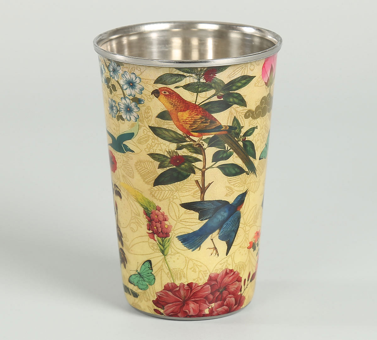 India Circus Bird Land Steel Tumbler (Set of 2)