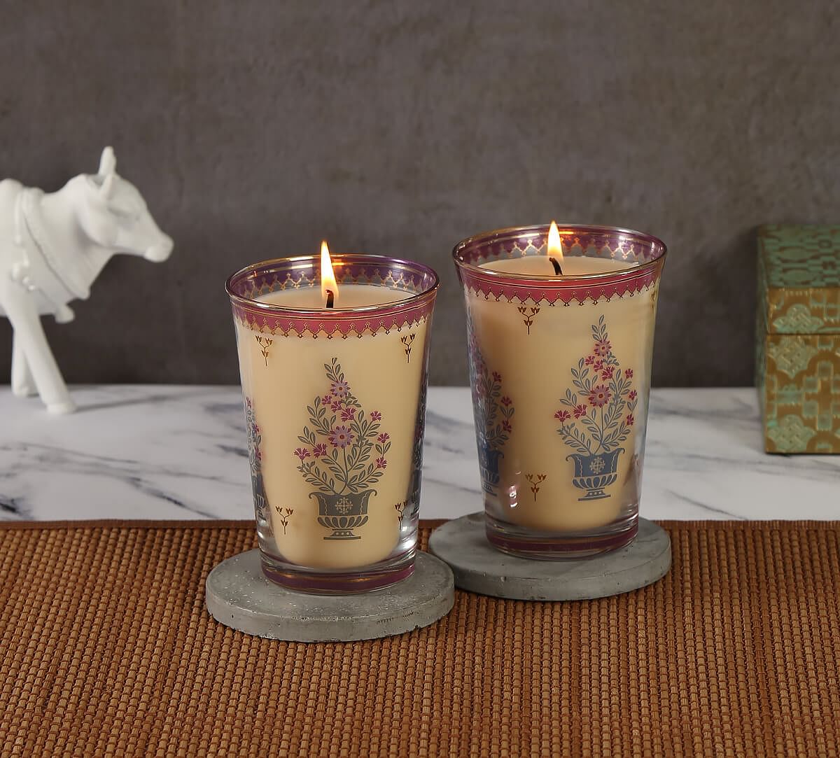 India Circus Birdi Park Candle Votive