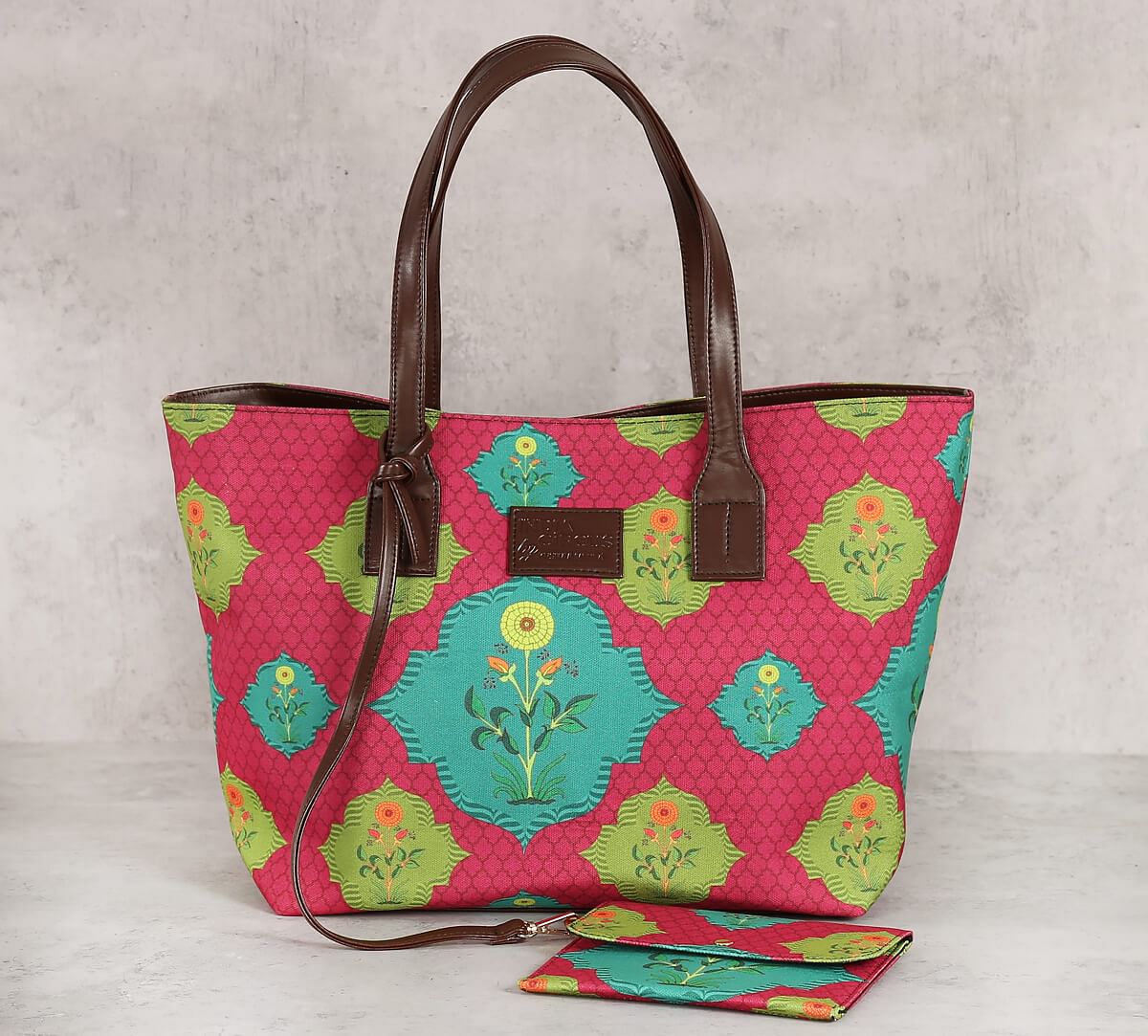 India Circus Blossom Tales Tote Bag