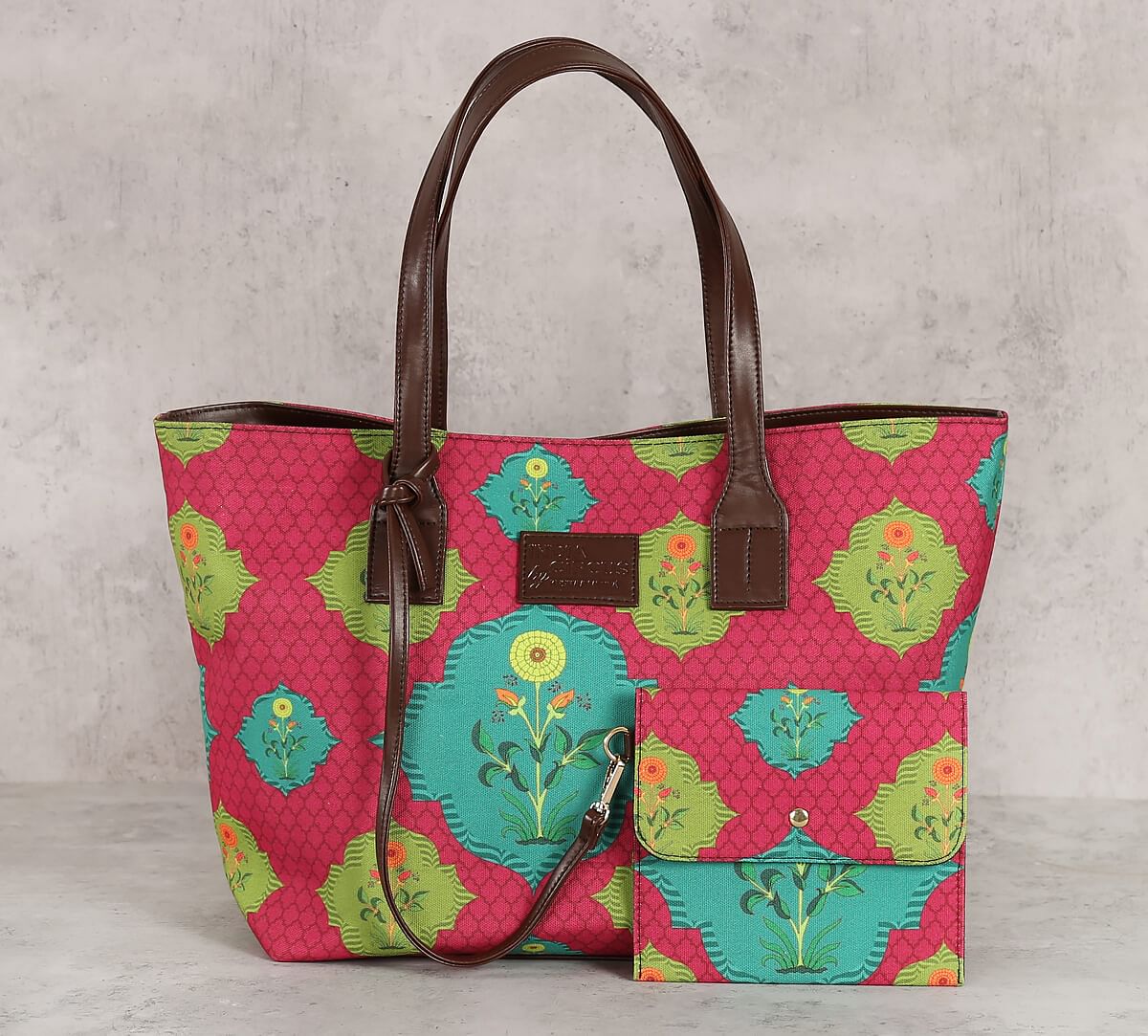 India Circus Blossom Tales Tote Bag