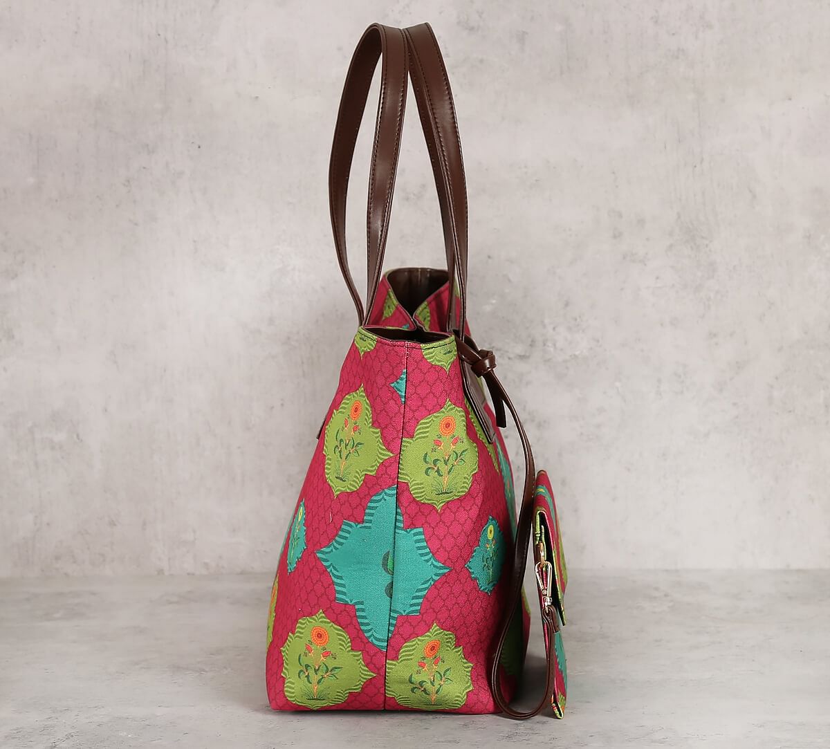 India Circus Blossom Tales Tote Bag