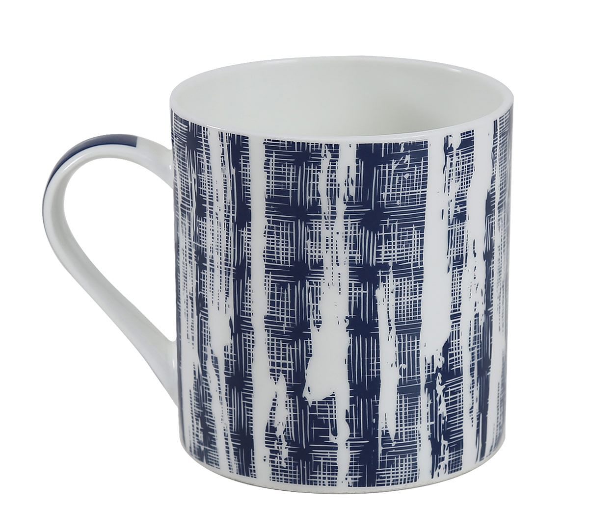 India Circus Blue Canvas Coffee Mug Set of 6