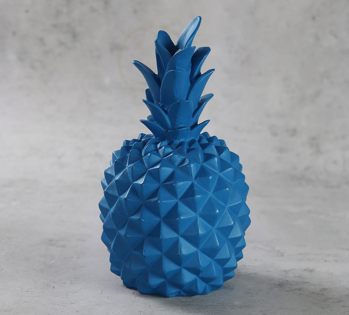 India Circus Blue Pineapple Decor Accent