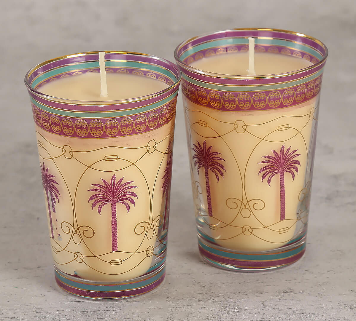 India Circus Blushed Palmeria Candle Votive