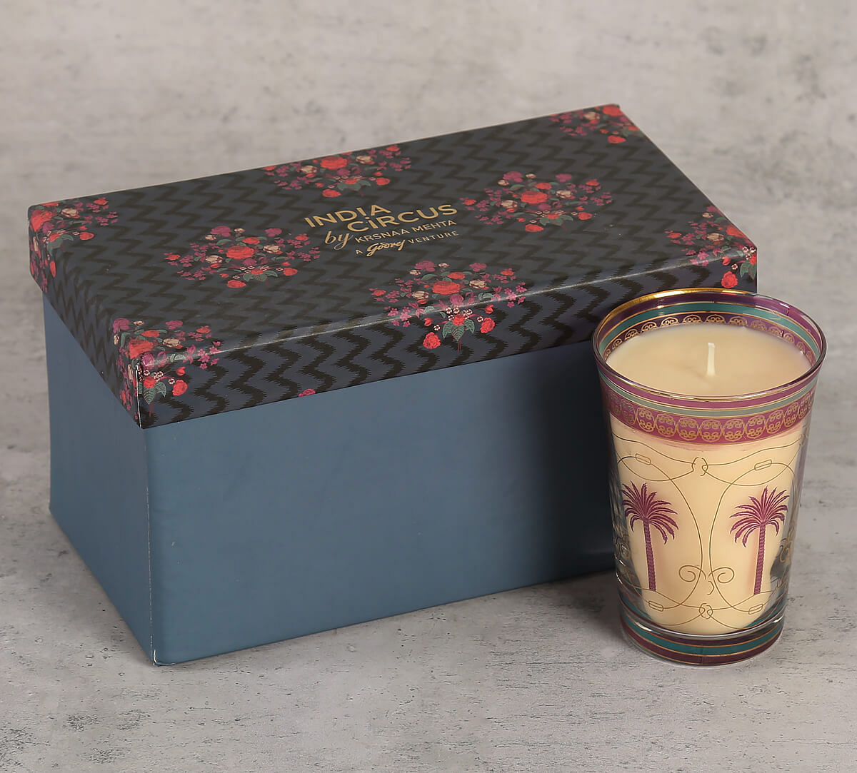 India Circus Blushed Palmeria Candle Votive