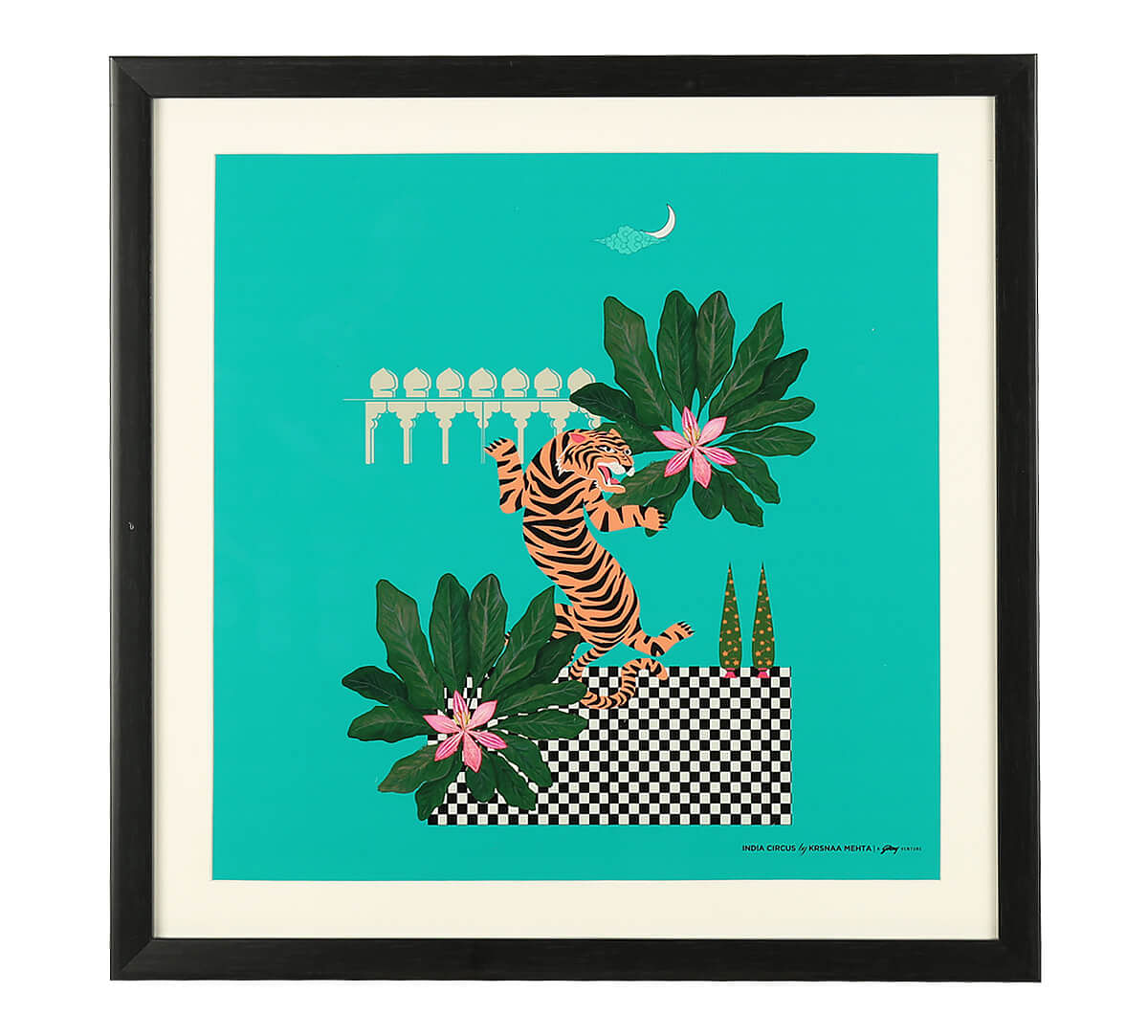 India Circus by Krsnaa Mehta Abstract Kingdom Framed Wall Art