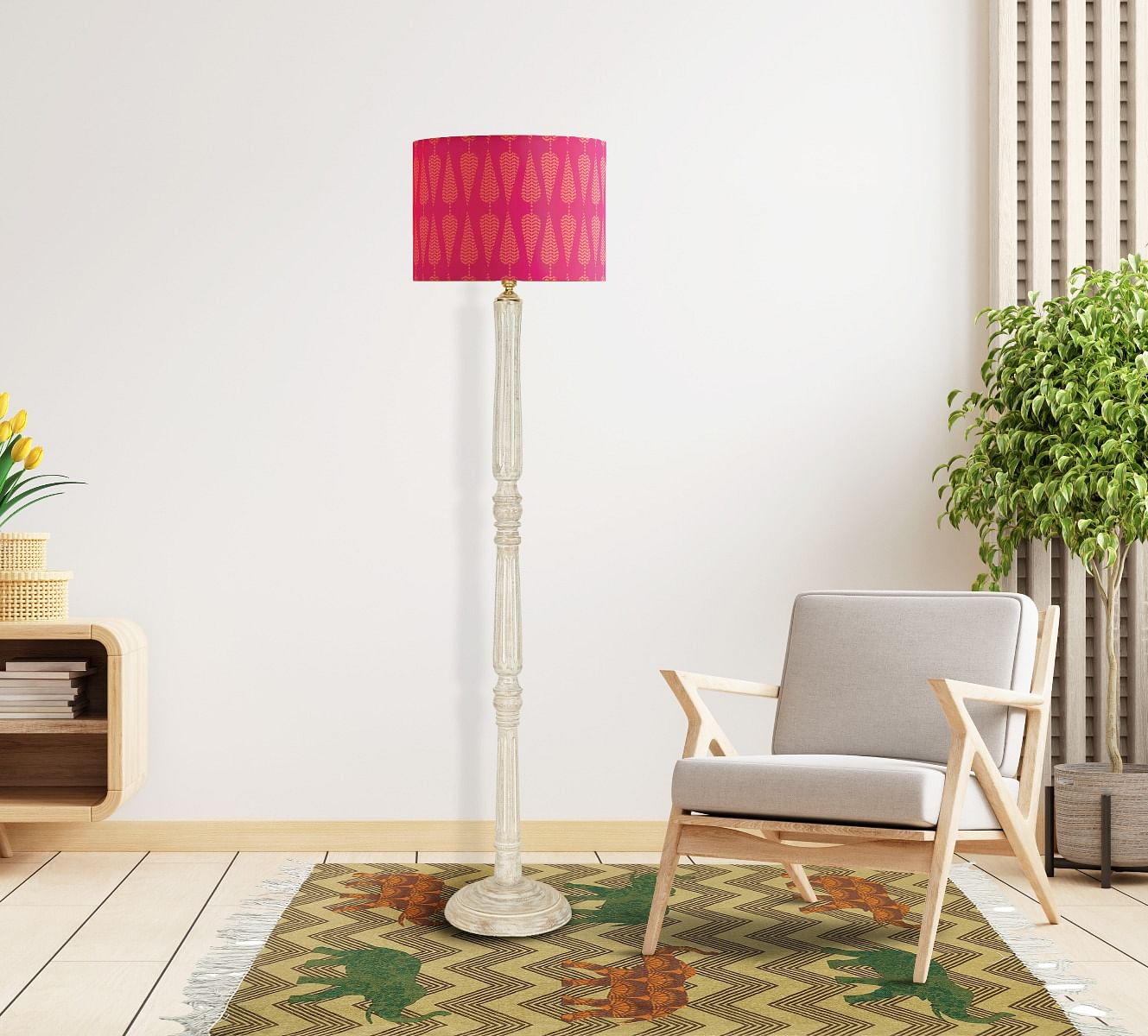 India Circus by Krsnaa Mehta Alabastrine Floor Lamp Base