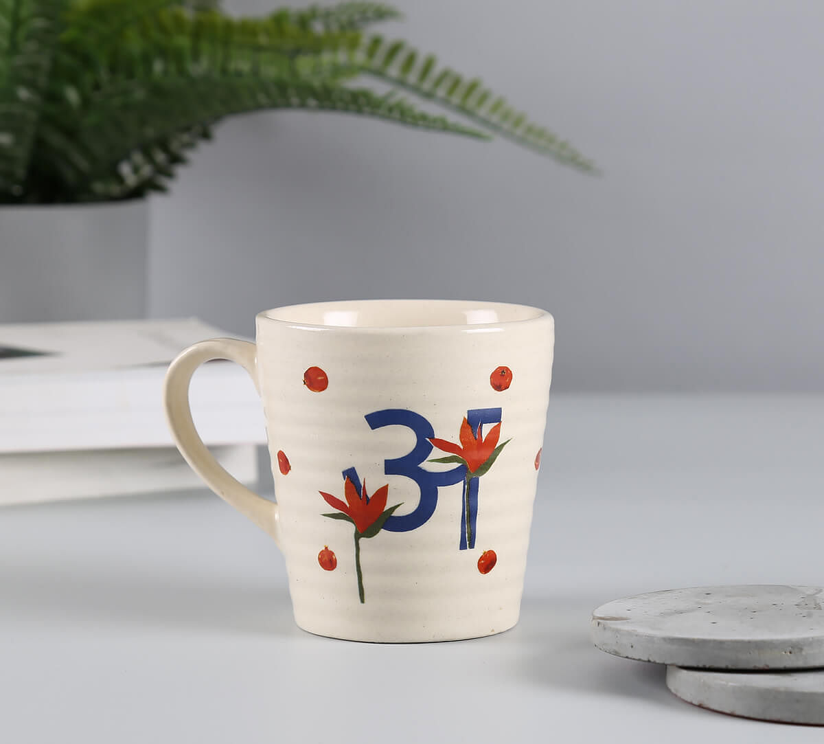 India Circus by Krsnaa Mehta Ample Lilies Coffee Mug