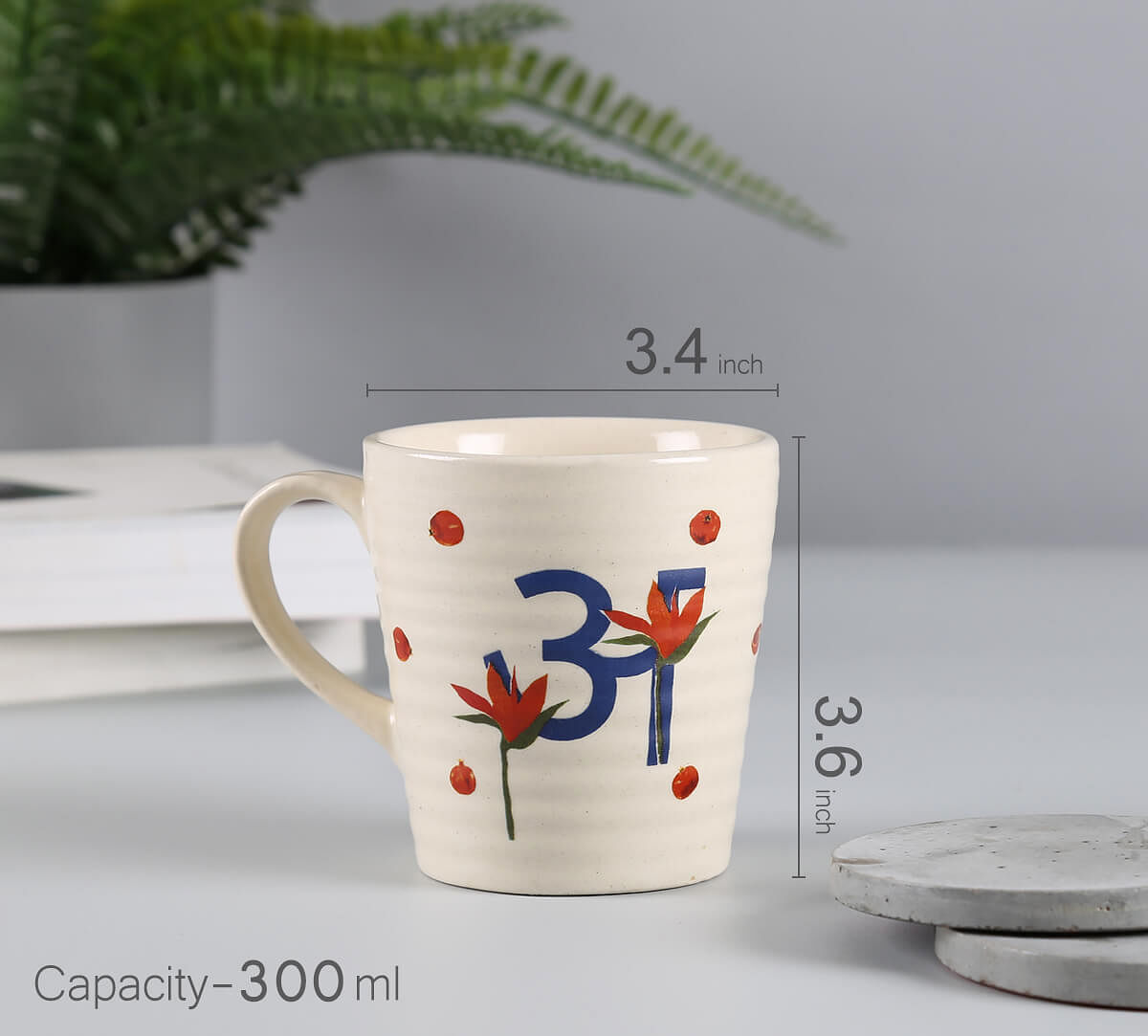 India Circus by Krsnaa Mehta Ample Lilies Coffee Mug