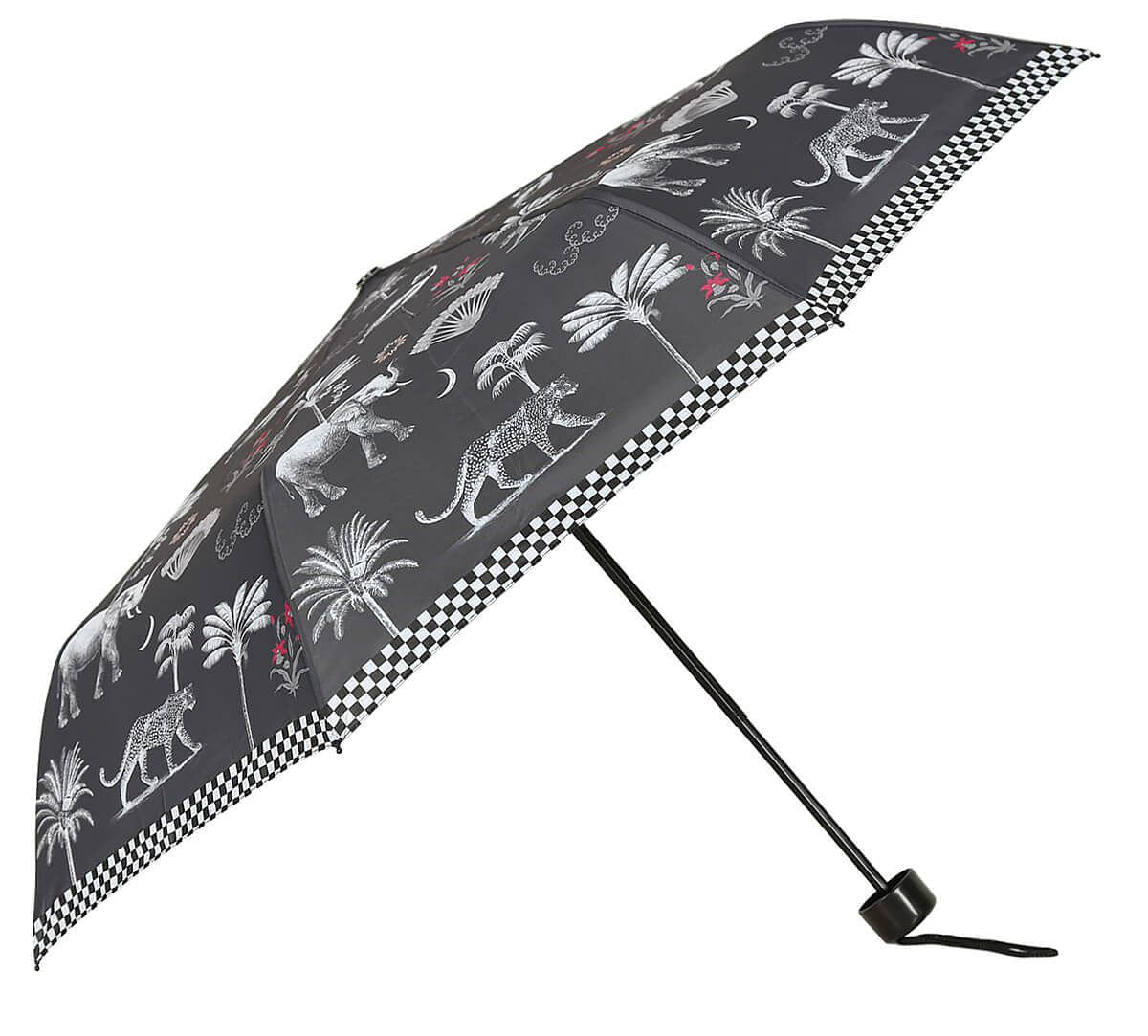 India Circus by Krsnaa Mehta Animalia Creations 3 Fold Umbrella