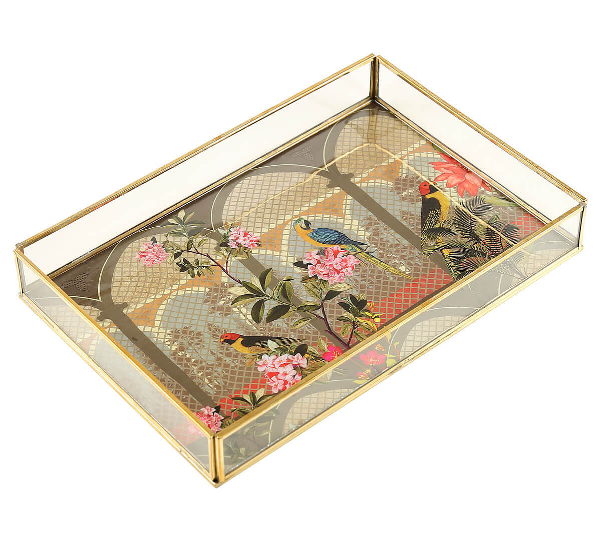 India Circus by Krsnaa Mehta Arches of Enigma Rectangle Tray