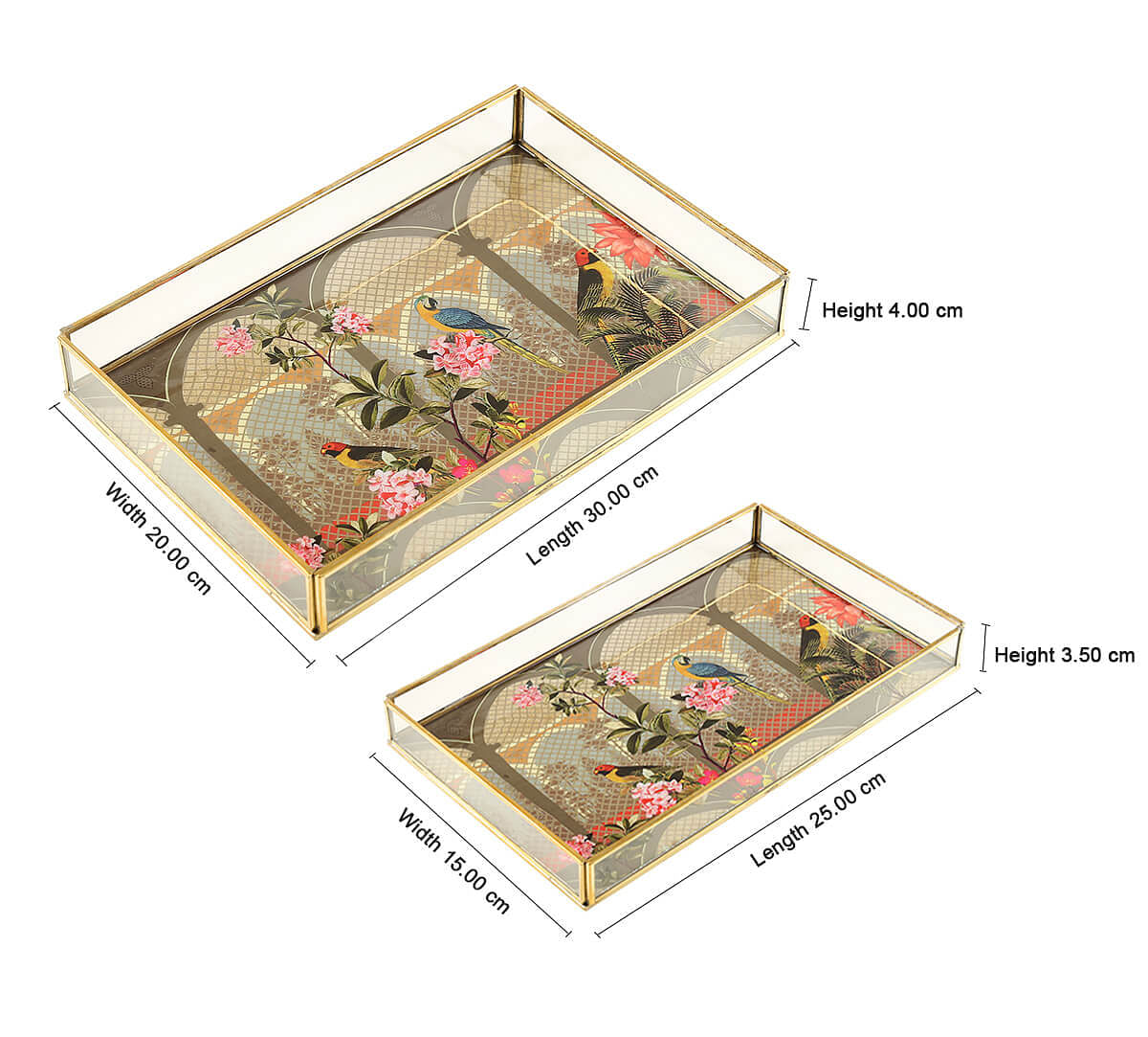 India Circus by Krsnaa Mehta Arches of Enigma Rectangle Tray