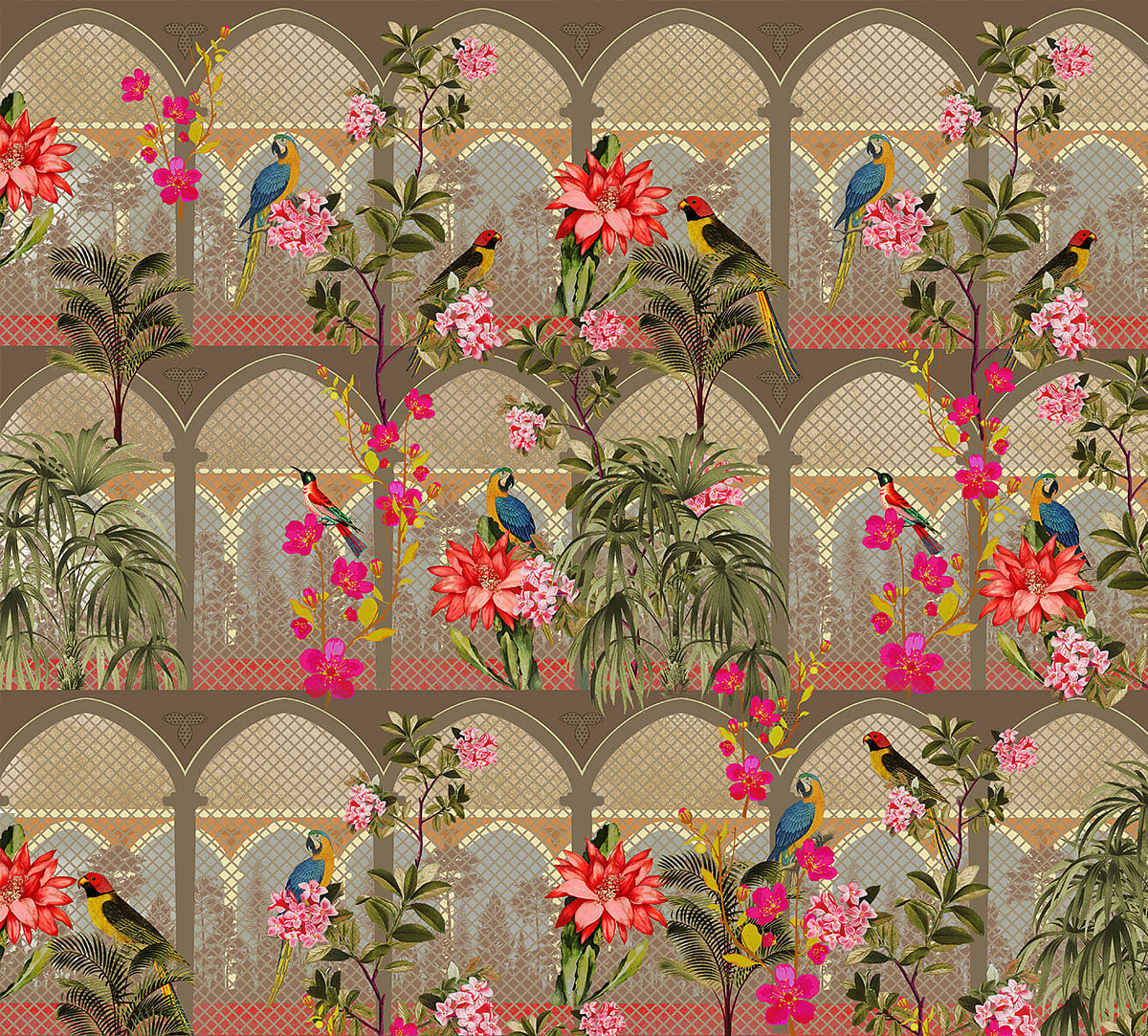 India Circus by Krsnaa Mehta Arches of Enigma Wallpaper