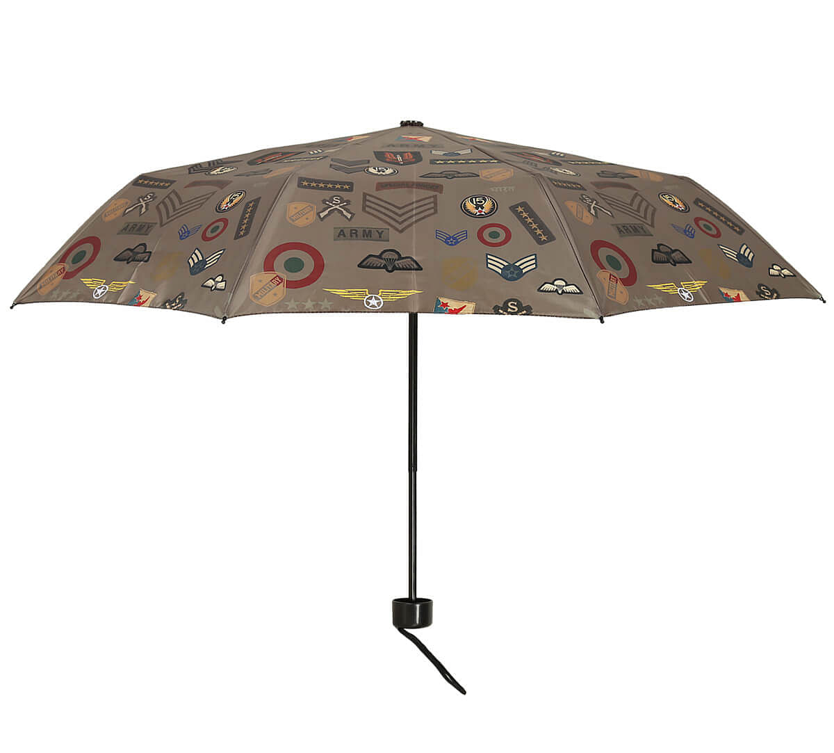 India Circus by Krsnaa Mehta Army Badges Rush 3 fold Umbrella