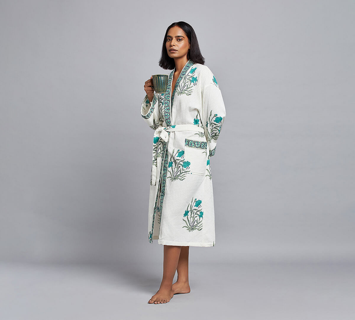 India Circus by Krsnaa Mehta Azalea Allure Bathrobe