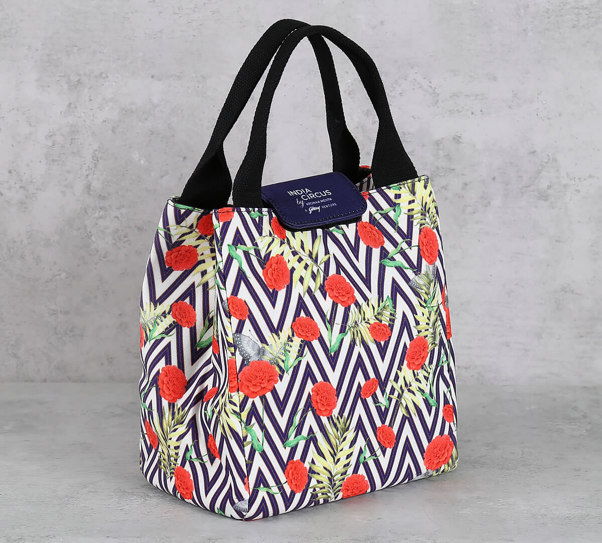 India Circus by Krsnaa Mehta Bayrose Chevron Lunch Bag