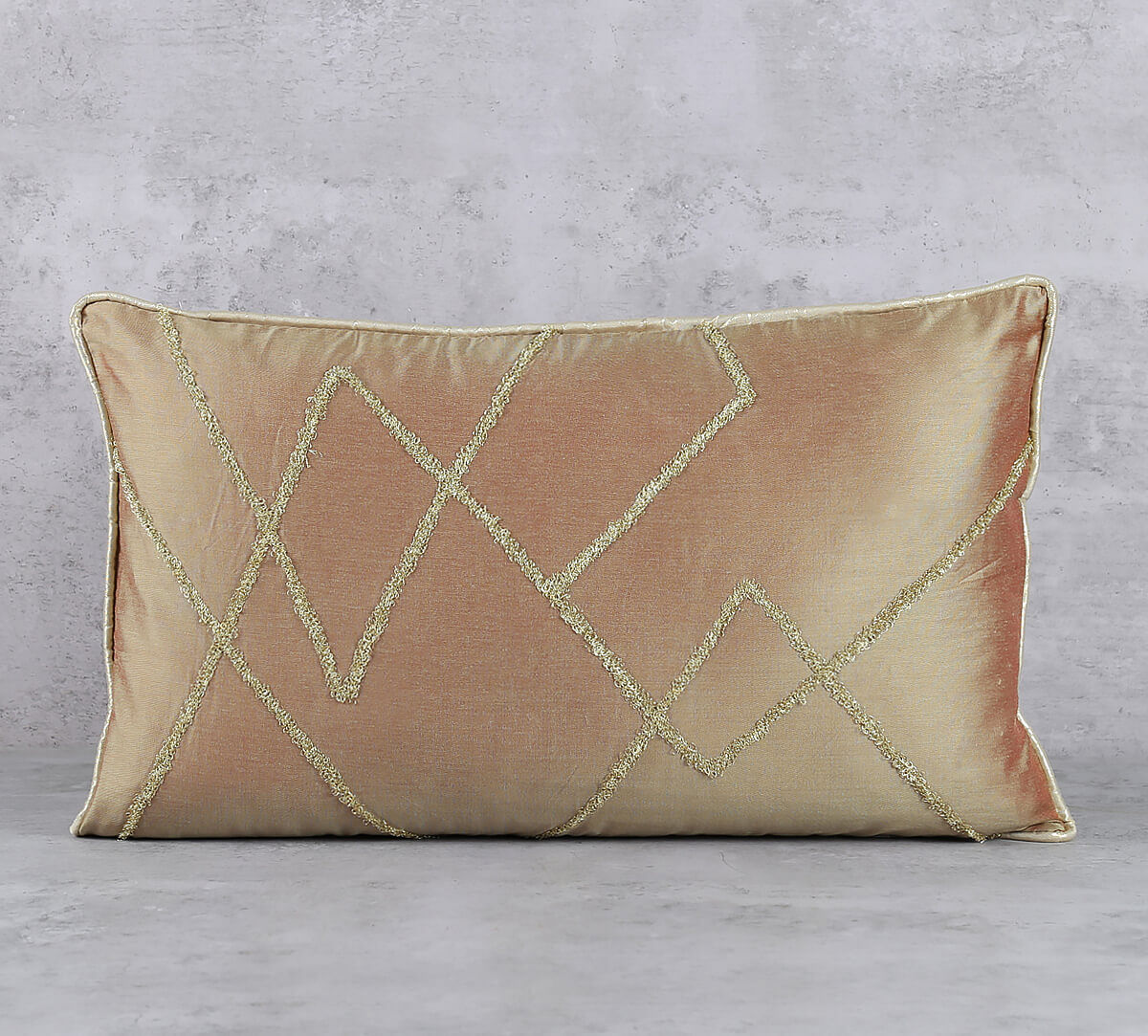 India Circus by Krsnaa Mehta Beige Gold Cushion Cover