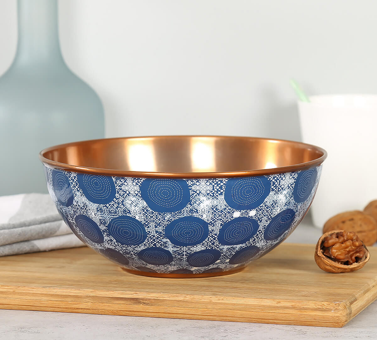 India Circus by Krsnaa Mehta Beryl Indigo Bowl