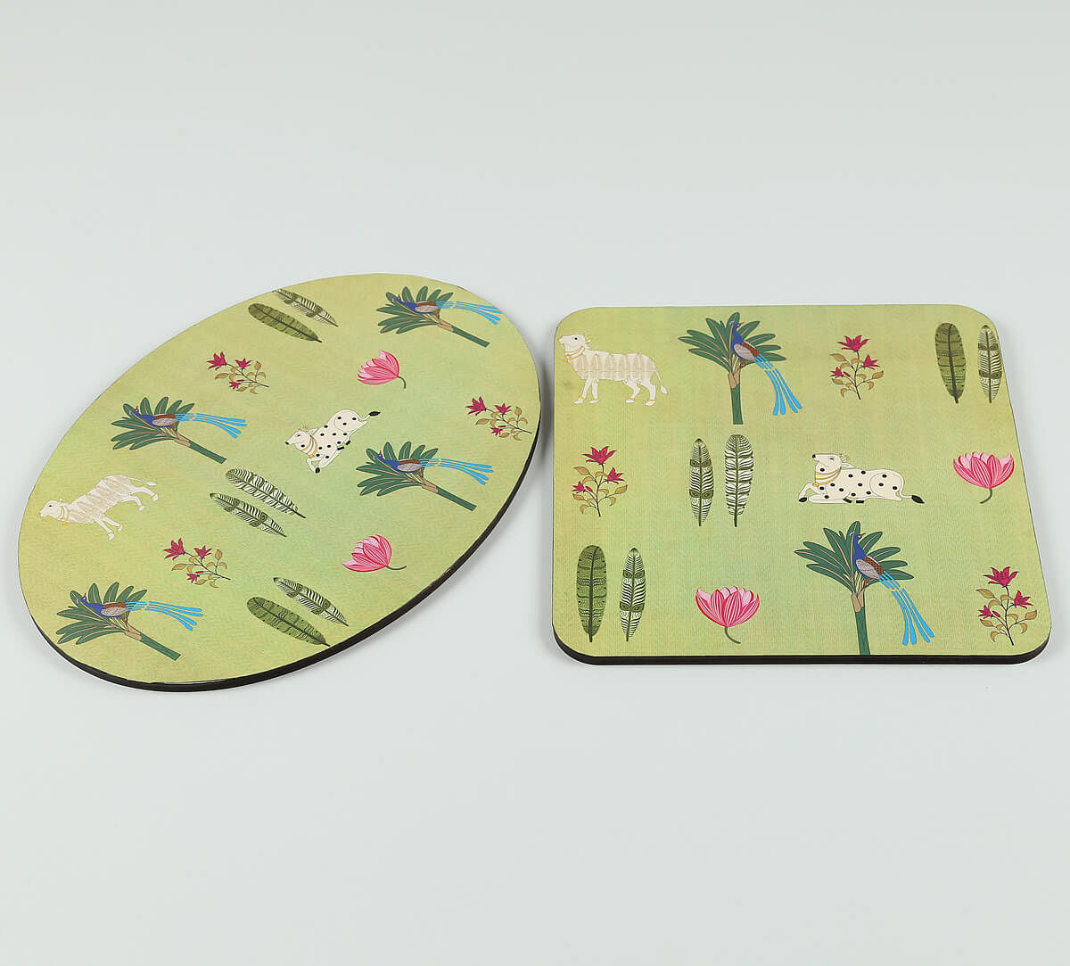 India Circus by Krsnaa Mehta Biome Mystique Trivet Set of 2