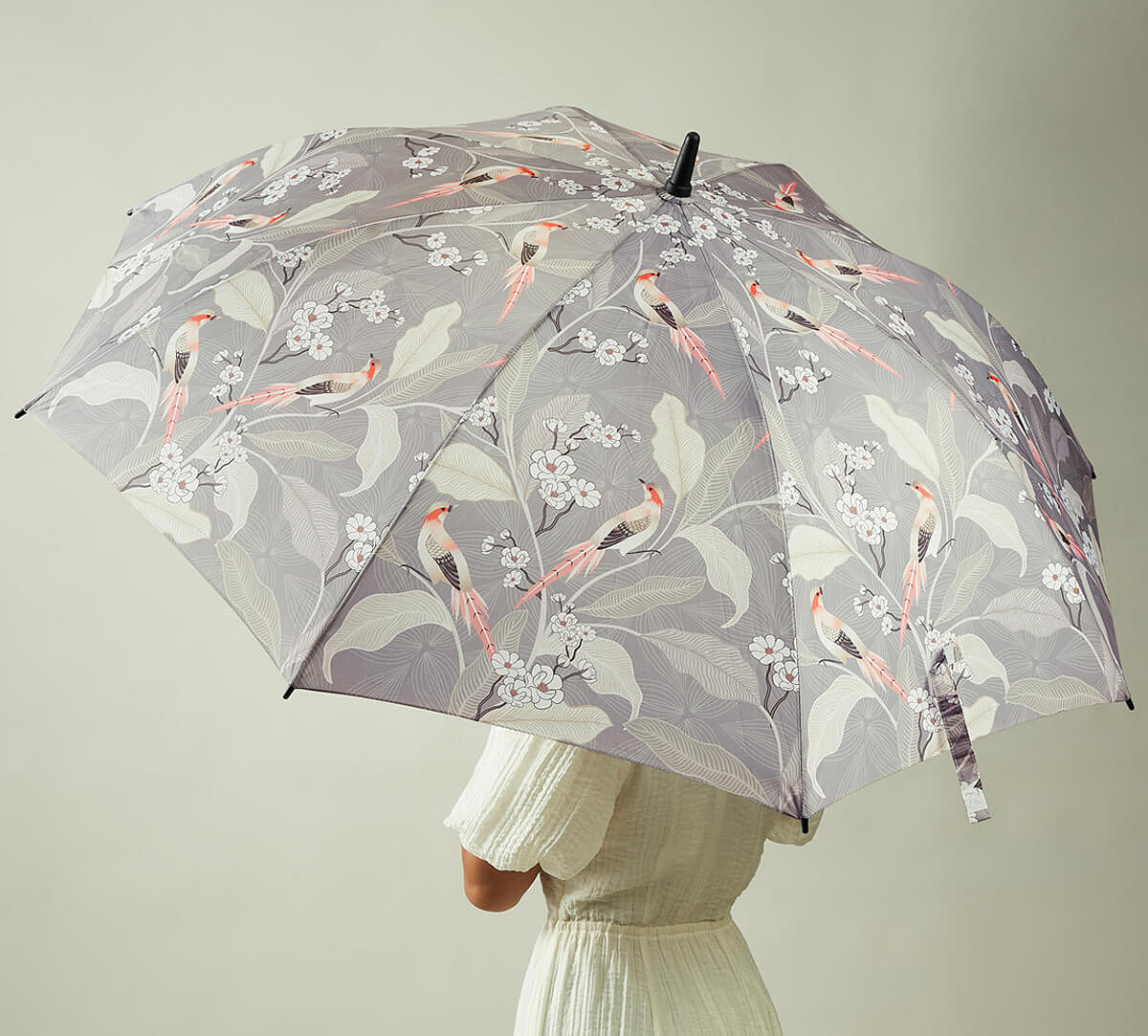 India Circus by Krsnaa Mehta Bird Land Paradise Long Umbrella