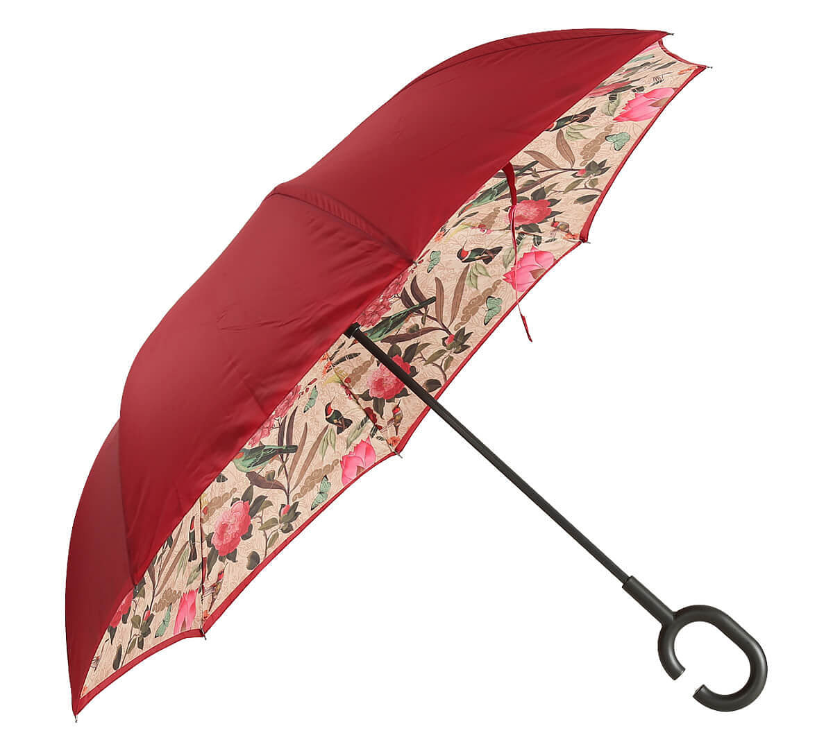 India Circus by Krsnaa Mehta Bird Land Reversible Reversible Umbrella