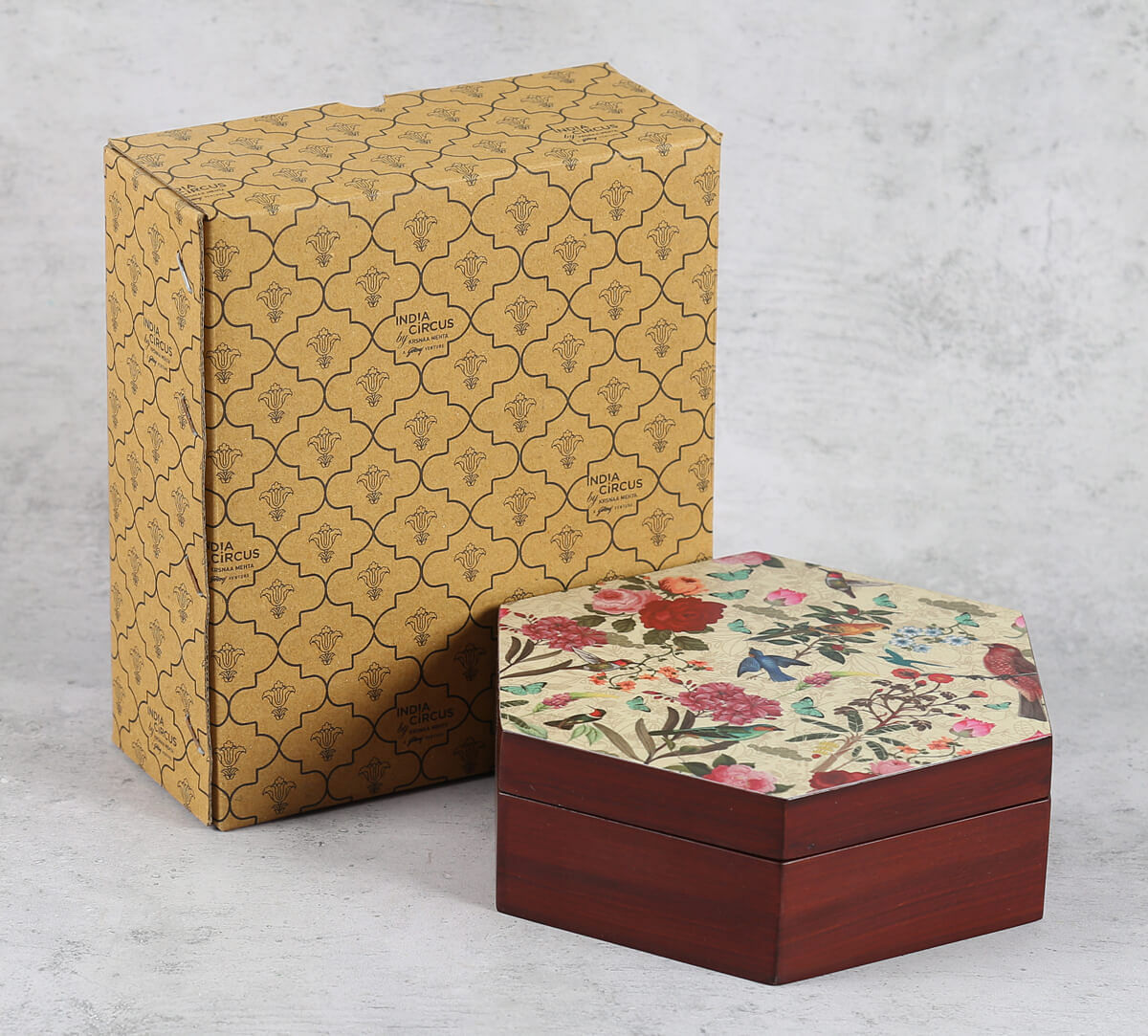 India Circus by Krsnaa Mehta Bird Land Storage Box