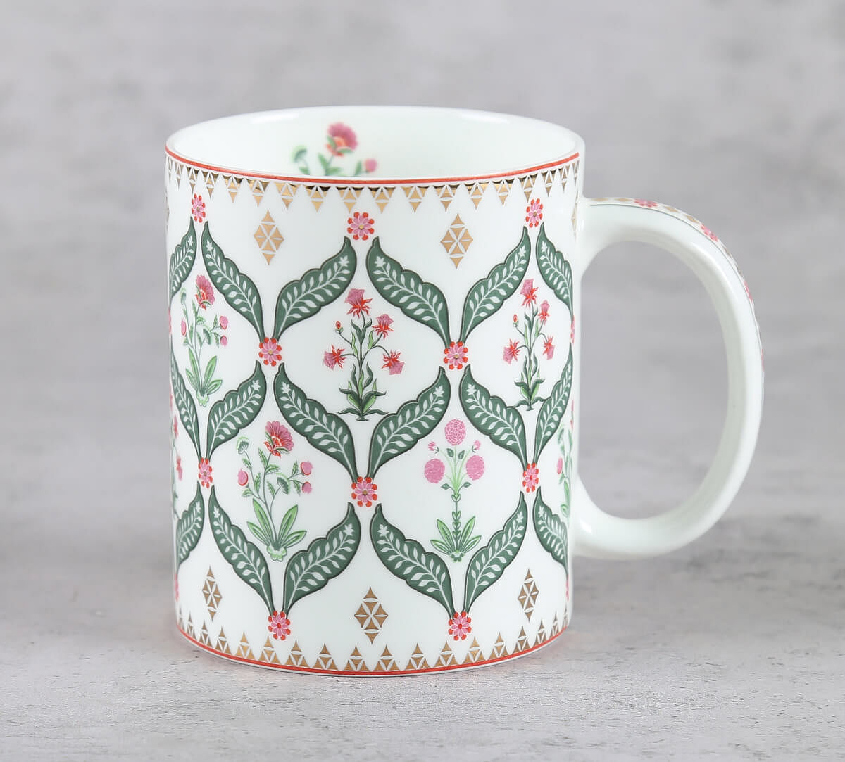 India Circus by Krsnaa Mehta Blooming Dahlia Mug Set of 2