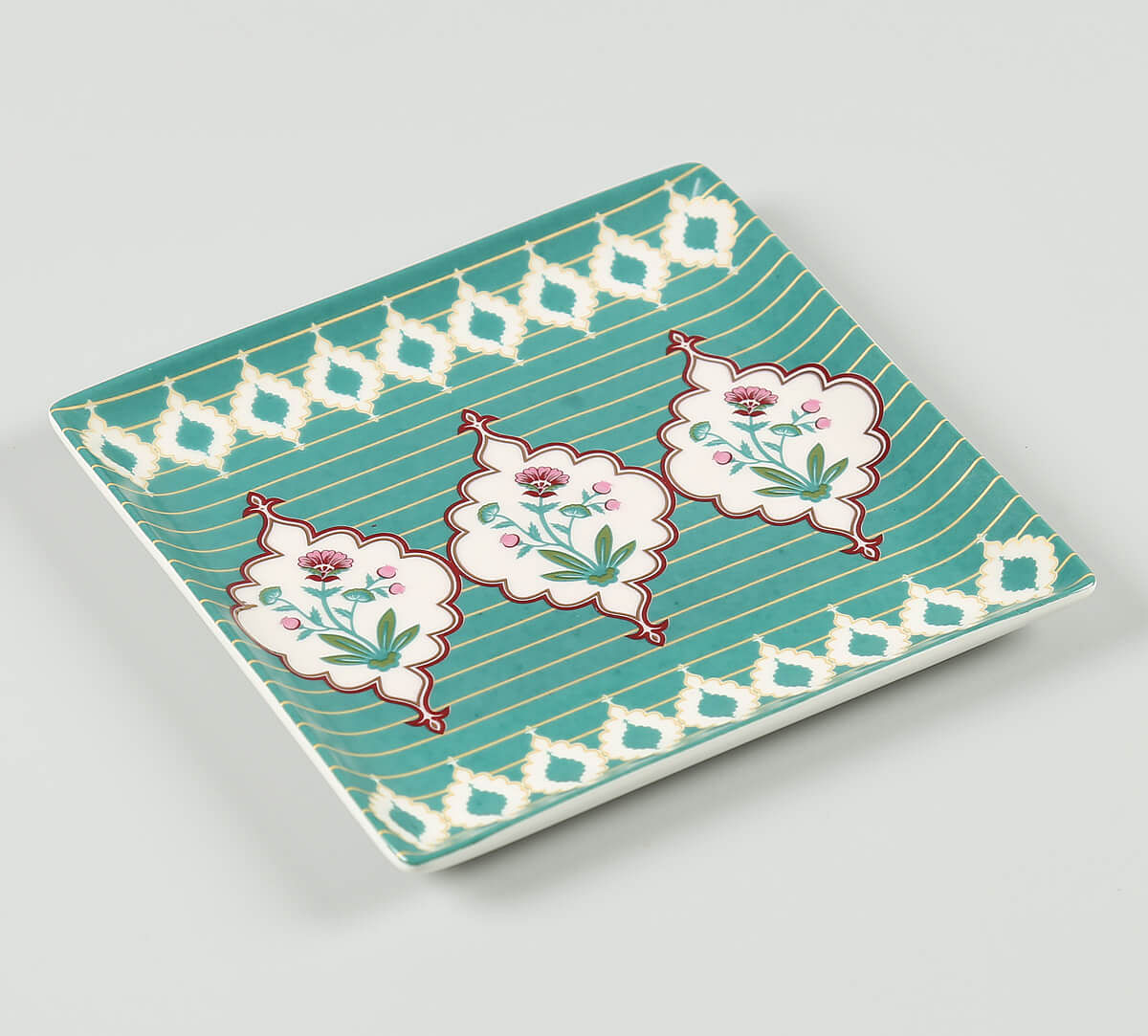 India Circus by Krsnaa Mehta Blooming Dahlia Small Platter