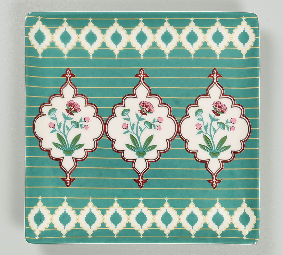 India Circus by Krsnaa Mehta Blooming Dahlia Small Platter